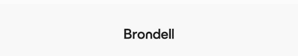 Brondell Logo Black on blue background