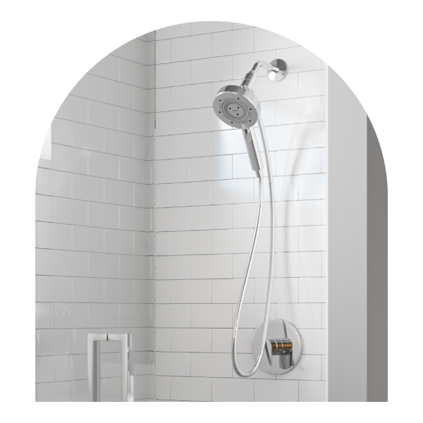 Nebia Yuba 5-Setting Handshower with HaloNetic Double Docking System