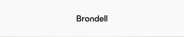 Brondell Logo Black on blue background