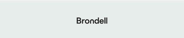 Brondell Logo Black on blue background