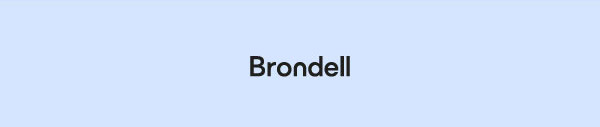 Brondell Logo White on Green background