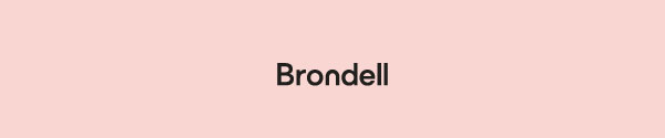 Brondell Logo Black on blue background