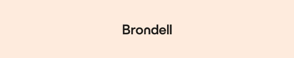 Brondell Logo Black on blue background