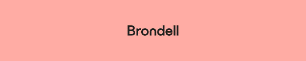 Brondell Logo Black on blue background