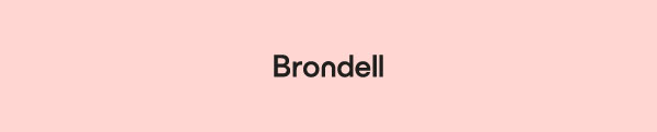 Brondell Logo Black on blue background